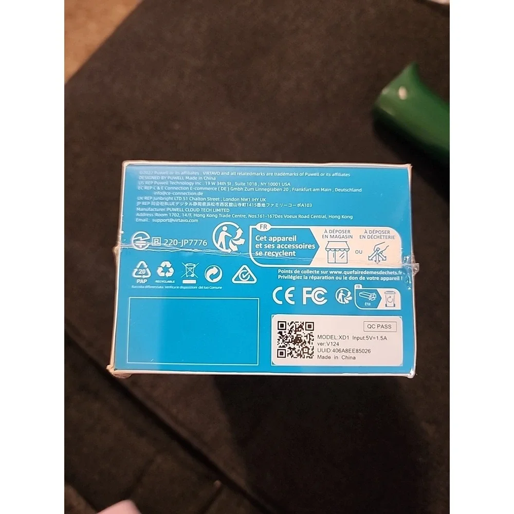 VIRTAVO EggSentry 24/7 Recording Minor Dual Lens Indoor Security Camera‎